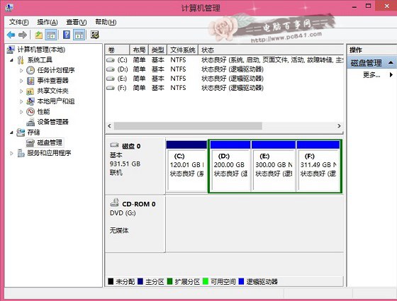 Win8.1怎么分区 Win8.1新建磁盘分区教程